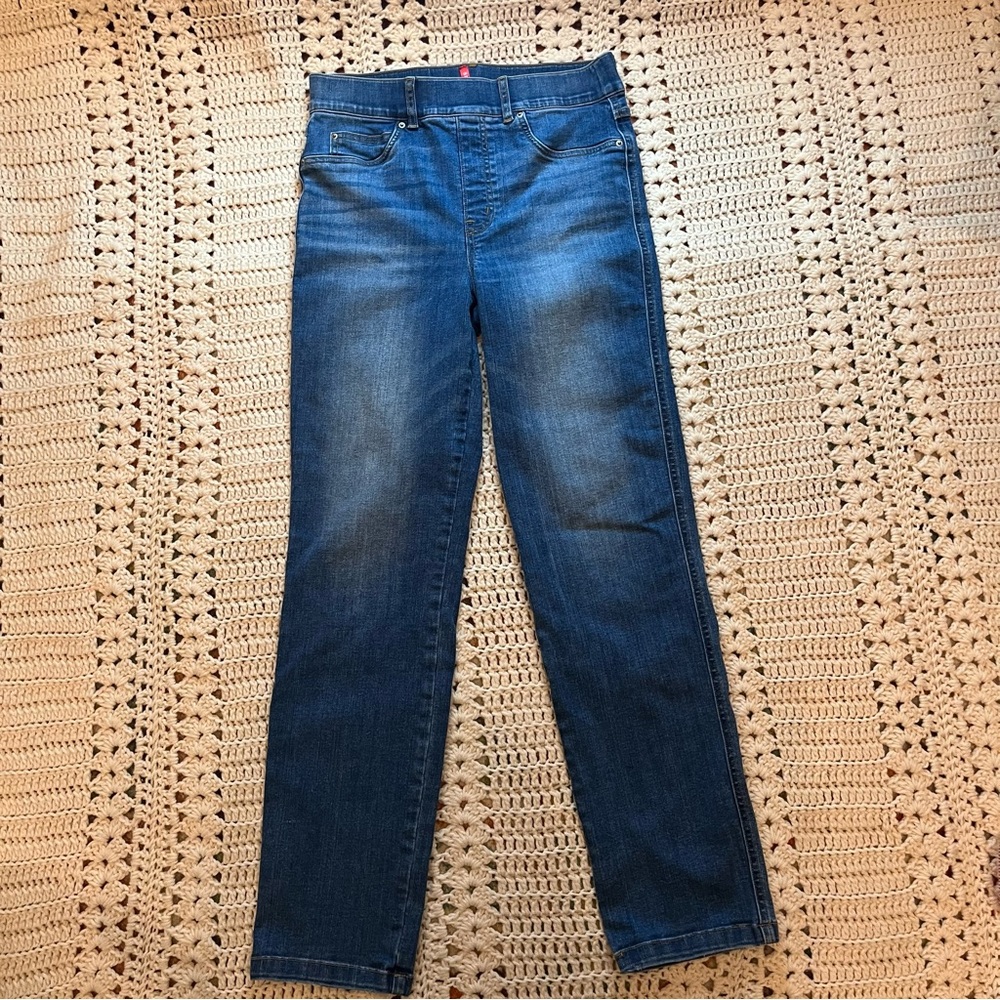 SPANX SPANXshape Original EveryWear Pull On Denim Jeans Size Medium Tall